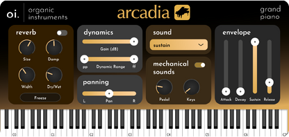 arcadia: grand piano