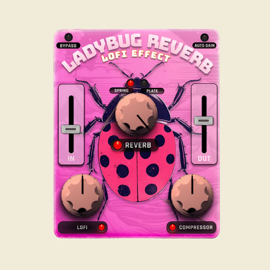 LadyBug Reverb - LoFi Reverb machine - hiroaudio.com