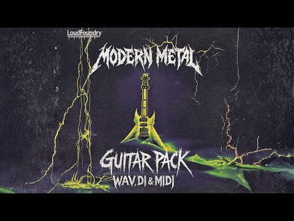 MODERN METAL GUITAR PACK - WAV, DI & MIDI